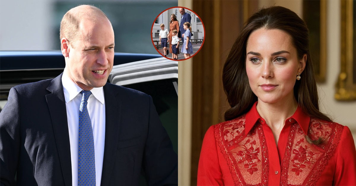 UNIQUE LOCATION! Princess Catherine in tears as George, Charlotte and Louis face the unfamiliar demands of their future