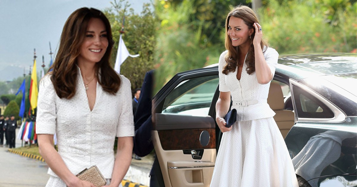 Catherine was stunning in a sparkling McQueen gown and diamond necklace that captivated audiences around the world